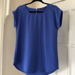 Royal blue blouse
